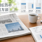 新聞広告の掲載方法